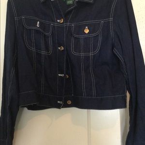 Ralph Lauren blue linen jacket